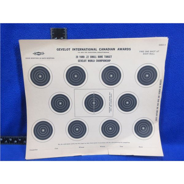 Gevelot International Canadian Awards Targets - Approx. 91 Targets