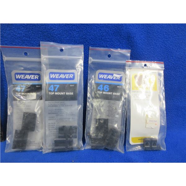 Lot of Misc. Weaver Mounts - #'s 24, 46 x 3, 47 x 4