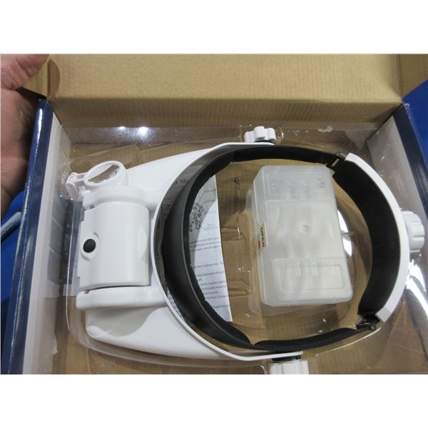 3 LED Helmet Magnifier with Extra Lenses