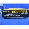 Image 2 : Bushnell 1" Rings for Standard Bases - Silver Satin Finish