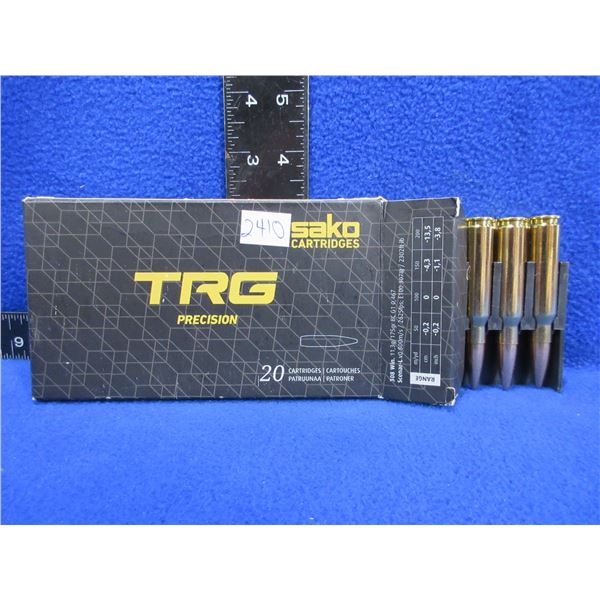 308 Win. 175gr Sako TRG Cartridges (Pick Up or Ship by UPS Only)