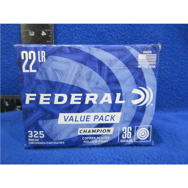 22 LR 36gr Copper-Plated HP Federal (Pick Up or Ship by UPS Only)