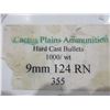 Image 2 : 9MM 124gr RN Hard Cast Bullets - Tub of 1000 - Cactus Plains Ammuntion