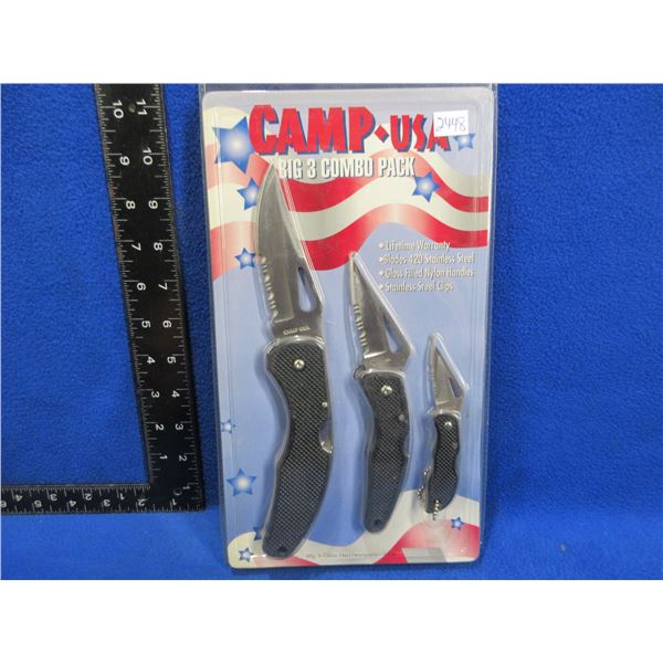 Camp USA Big 3 Combo Pack - New Old Stock