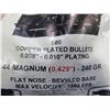 Image 2 : 44 Magnum .429" 240gr FN BB Copper Plated Bullets - Bag of 500