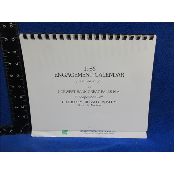 Charles M. Russell 1986 Engagement Calendar