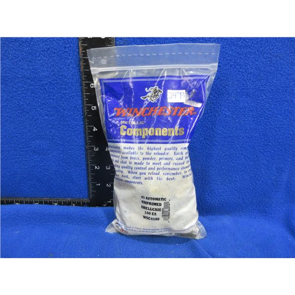 NEW - Brass Only - 45 Auto Unprimed Winchester - Bag of 100