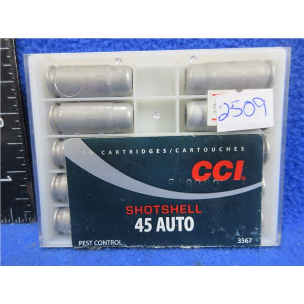 45 Auto 1/3 oz 9 Shot CCI Shotshells (Pick Up or Ship by UPS Only)