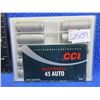 Image 1 : 45 Auto 1/3 oz 9 Shot CCI Shotshells (Pick Up or Ship by UPS Only)