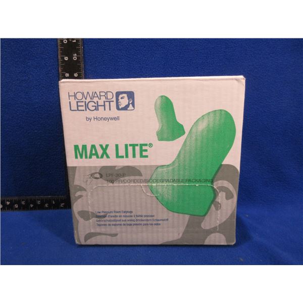 Honeywell Max Lite Low Pressure Foam Corded Earplugs LPF-30