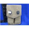 Image 4 : 2 - 45 ACP 1911 - 7 Round Magazines in WWI Era Russell 1913 2 Mag Pouch