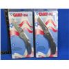 Image 1 : 2 Camp USA Lockback Partially Serrated Blade Clip Knives - New Old Stock