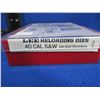 Image 2 : Lee 40 Cal. S&W/10MM Auto 3 Die Set w/ Shell Holder # 19 & Powder Measure