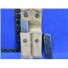 Image 1 : 2 - 45 ACP 1911 - 7 Round Magazines in WWI Era Russell 1918 2 Mag Pouch