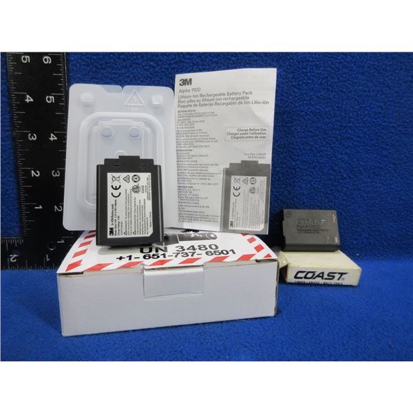 3M Alpha 1100 Rechargeable Battery (NEW), FL 85R Rechargeable (Appears New)