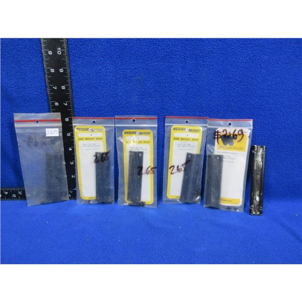 Lot of Misc. Weaver Mounts - # 4 Side Mount x 5, # 62