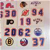 Image 5 : Lot of 20 1985 Topps NHL Hockey Helmet Stickers - Rare to find them Unpulled!