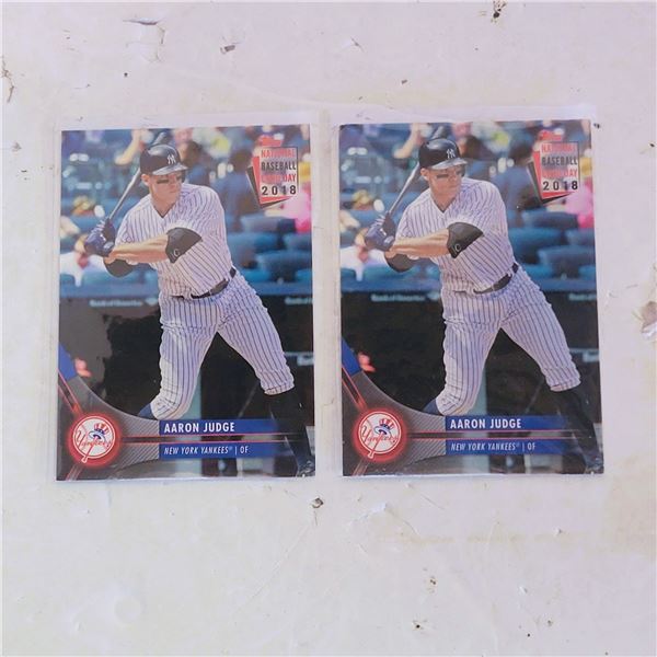Lot of 2 Aaron Judge 2019 NBCD Cards