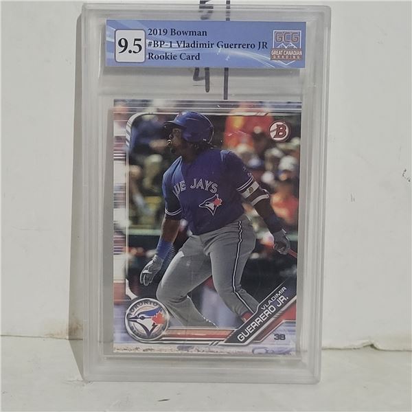2019 Bowman #BP-1 Vladimir Guerrero Jr Rookie Card - Graded 9.5 GCG