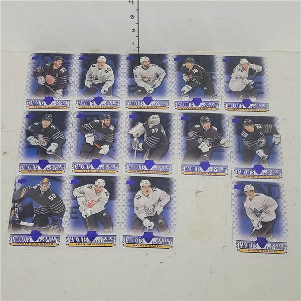 2020-21 Upper Deck Tim Hortons Standouts Near Complete Subset #1-3, 15