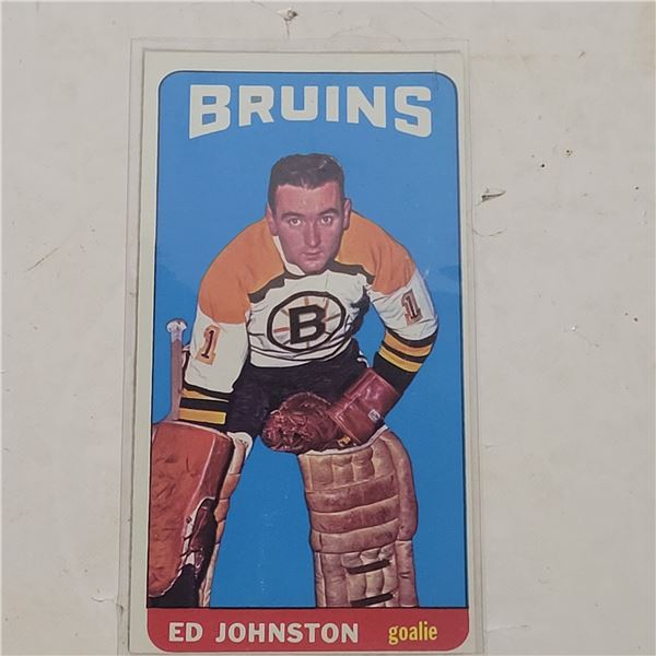 1964-65 Topps Tall Box #21 Eddie Johnston Boston Bruins HOF