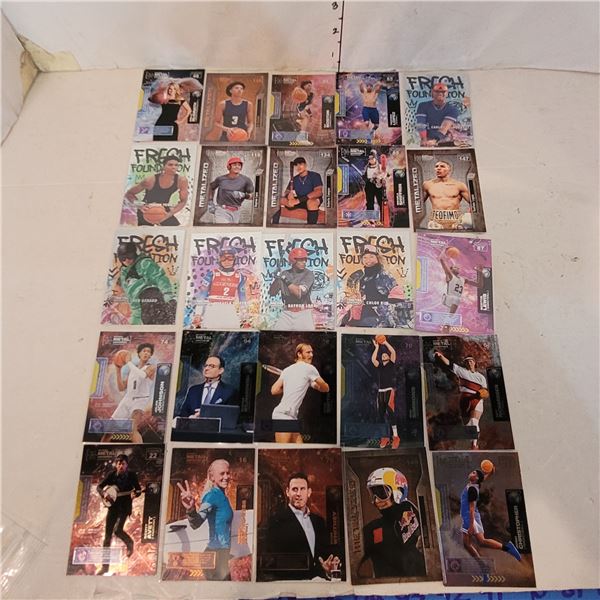 Lotof 25 Skybox Metal Universe - Nice Variety Many Rookies