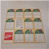 Image 6 : 1990 NBA Hoops Uncut Shhet Seattle Supersonics Coca Cola Coke...