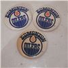 Image 1 : Lot of 3 3.5 Inch 1970s WHA Edmonton Oilers Pinback Buttons