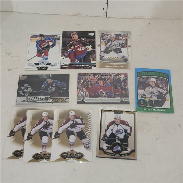 Lot of 10 Various Years - MacKinnon NHL Cards