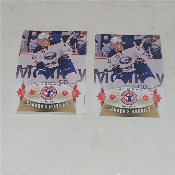 Lot of 10 Sam Reinhart Buffalo Sabres Rookie Cards