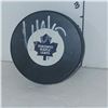 Image 1 : Signed Wendal Clark Toronto Maple Leafs Puck w/ COA GCG