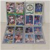 Image 1 : 4 Various MLB Box Bottoms - Fleer, Topps ... Winfeild, RIpken Jr, Griffey Jr, Sandberg, Nolan Ryan