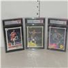 Image 1 : Lot of 3 Graded 1977 Topps NBA Rookie Cards