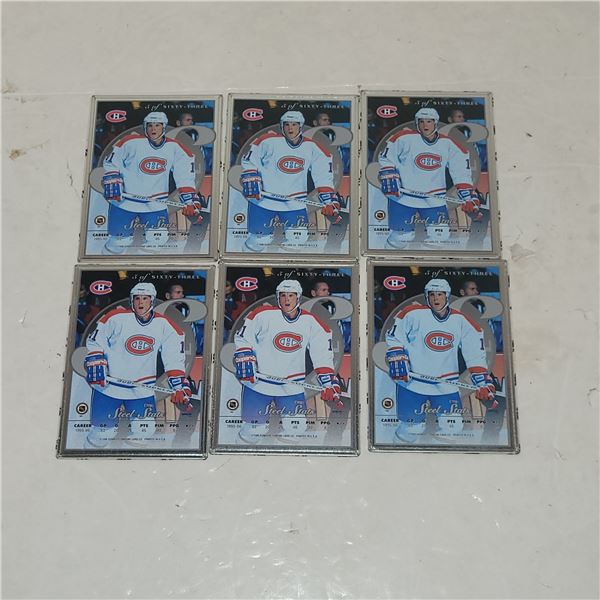 1996-97 Leaf Preferred Steel #5 Saku Koivu Rookie Steel Cards