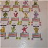 Image 5 : Lot of 23 1992 Original Monster In My Pocket Battle Cards - Rare Cards!