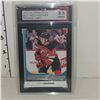 Image 1 : 2017-18 Upper Deck #201 Nico Hischier Rookie Card - Graded 8.5 NMM+ KSA