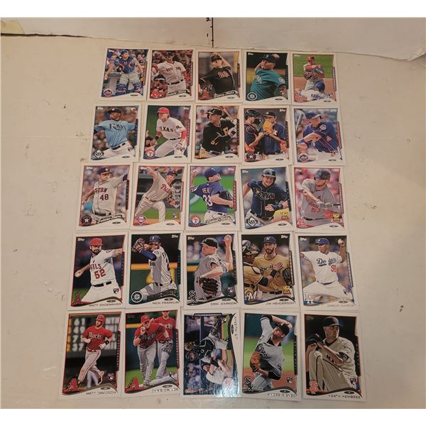 Lot of 25 2013 Topps MLB Baseball Rookie Cards - Pack Fresh