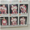 Image 10 : 1986-87 Calgary Flames Red Rooster 2 Uncut Sheets - Includes Several Rookies