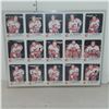 Image 1 : 1986-87 Calgary Flames Red Rooster 2 Uncut Sheets - Includes Several Rookies