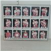Image 6 : 1986-87 Calgary Flames Red Rooster 2 Uncut Sheets - Includes Several Rookies