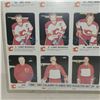 Image 9 : 1986-87 Calgary Flames Red Rooster 2 Uncut Sheets - Includes Several Rookies
