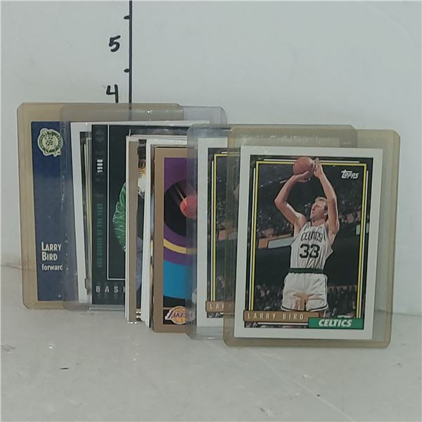 Lot of 35 Larry Bird & Magin Johnson NBA Basketball Cards