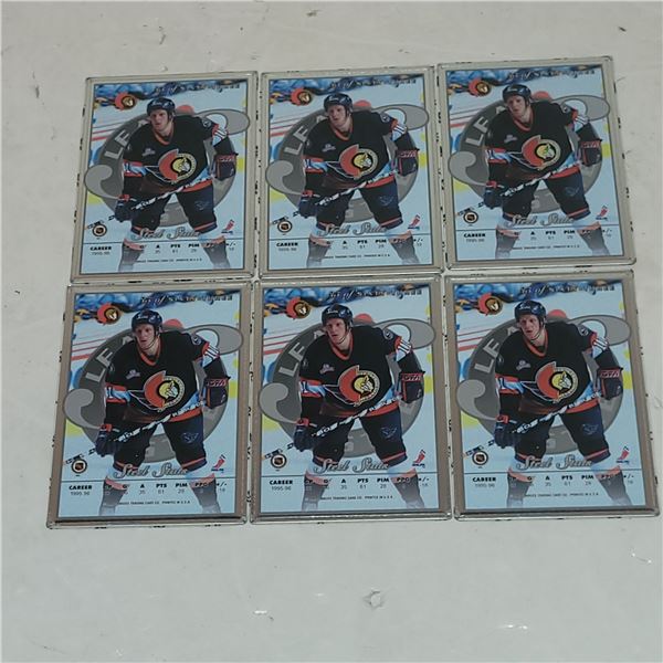 1996-97 Leaf Preferred Steel #35 Daniel Alfredsson Rookie Steel Cards