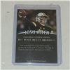Image 2 : Very Rare 2017 Hot Shot Prospects Josh Allen,Buffalo Bills Rookie Card - Mint