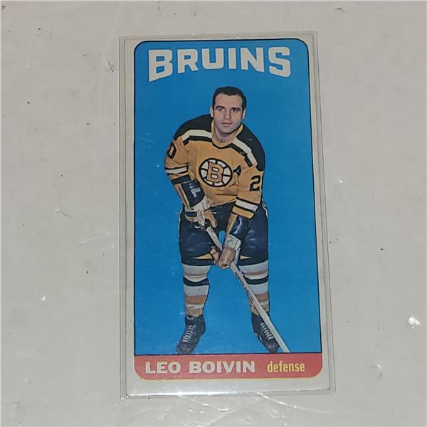 1964-65 Topps Tall Boy #50 Leo Boivin Boston Bruins HOF