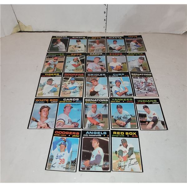 Lot of 23 1970 Topps Canada MLB Baseball Cards
