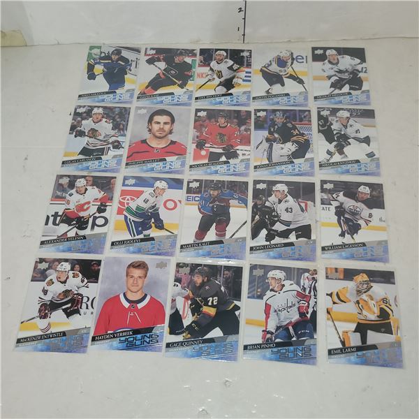 Lot of 20 Upper Deck Young Guns Rookie Cards