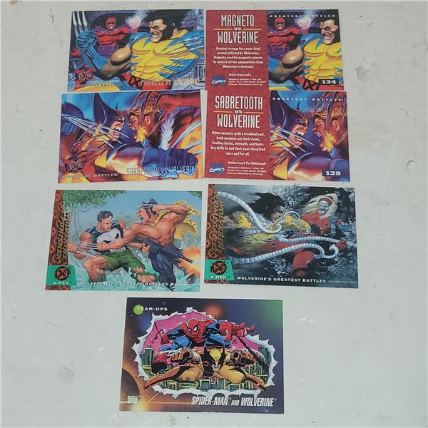 1995 Fleer Ultra X-Men Silver Greatest Battles Wolverine Subset