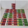 Image 1 : 16 Panels (48 Cards) 1981 Topps MLB Scratch Off VERY RARE Intact