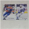 Image 1 : 2017-18 OPC Blaster Box Bottom Panel Connor McDavid & Mitch Marner - Rare Blank Back